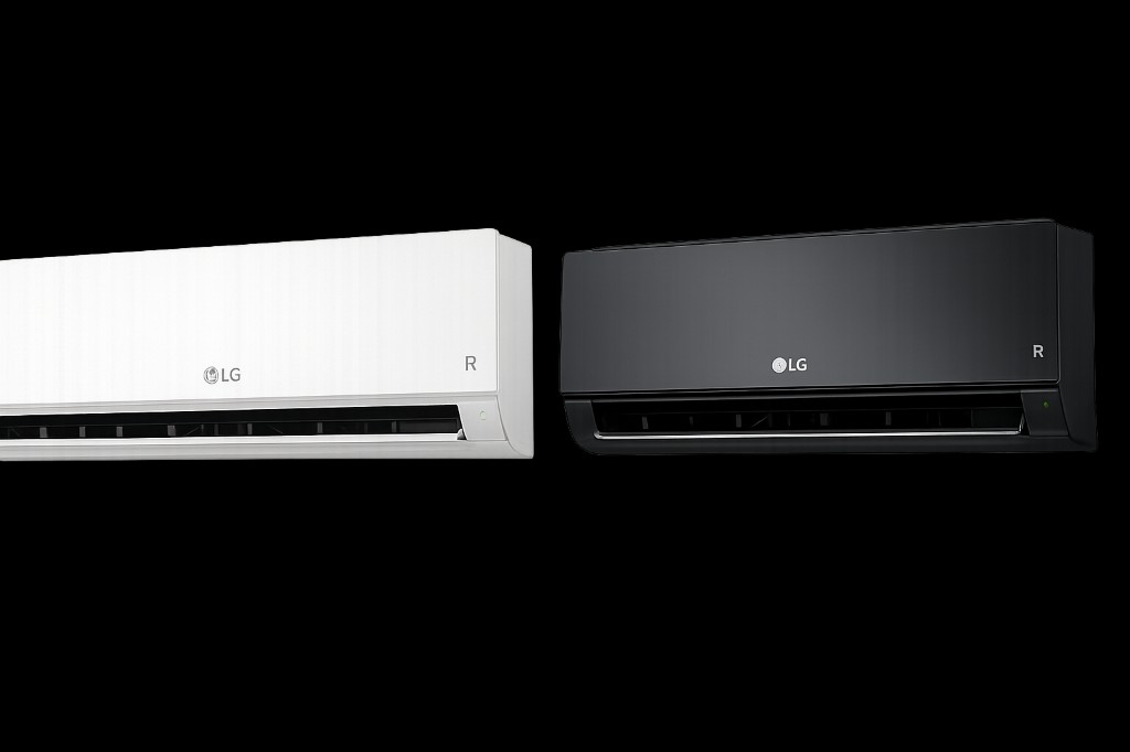 LG binnendeel, wit en zwart wandmodel