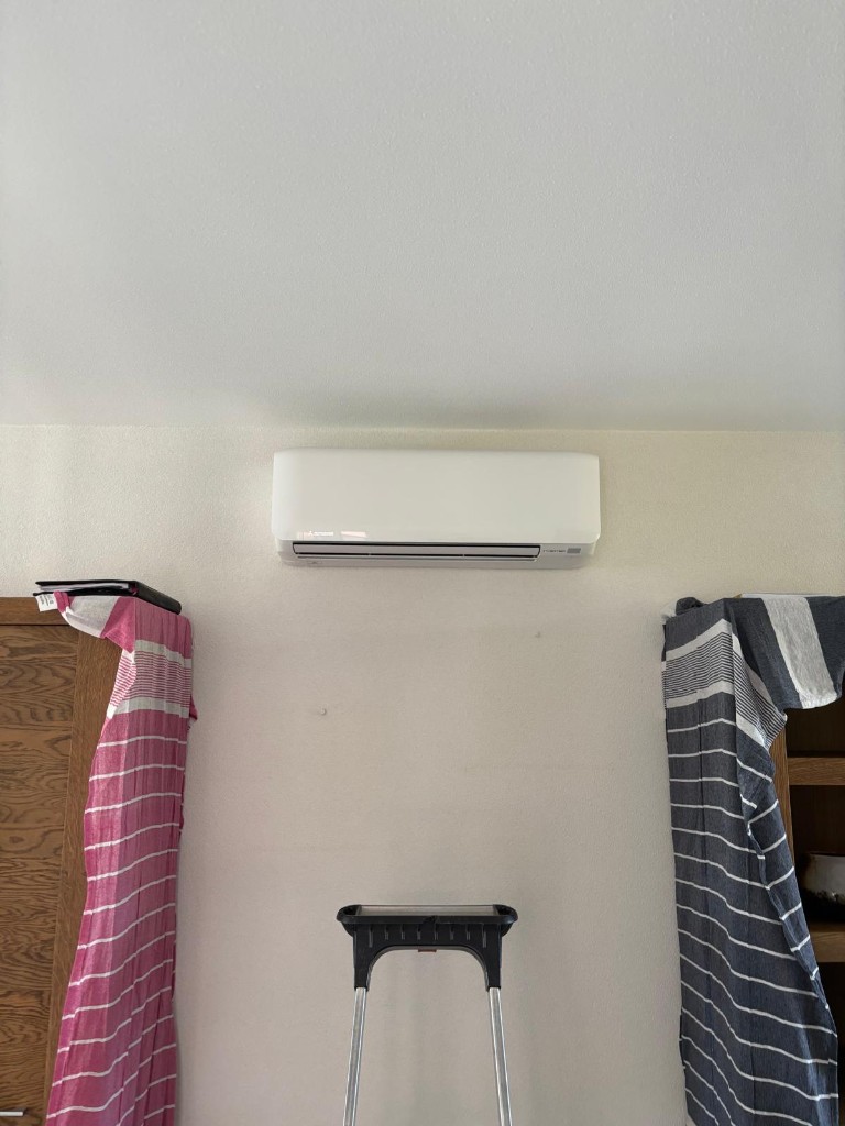 Daikin binnendeel, net geïnstalleerd wandmodel