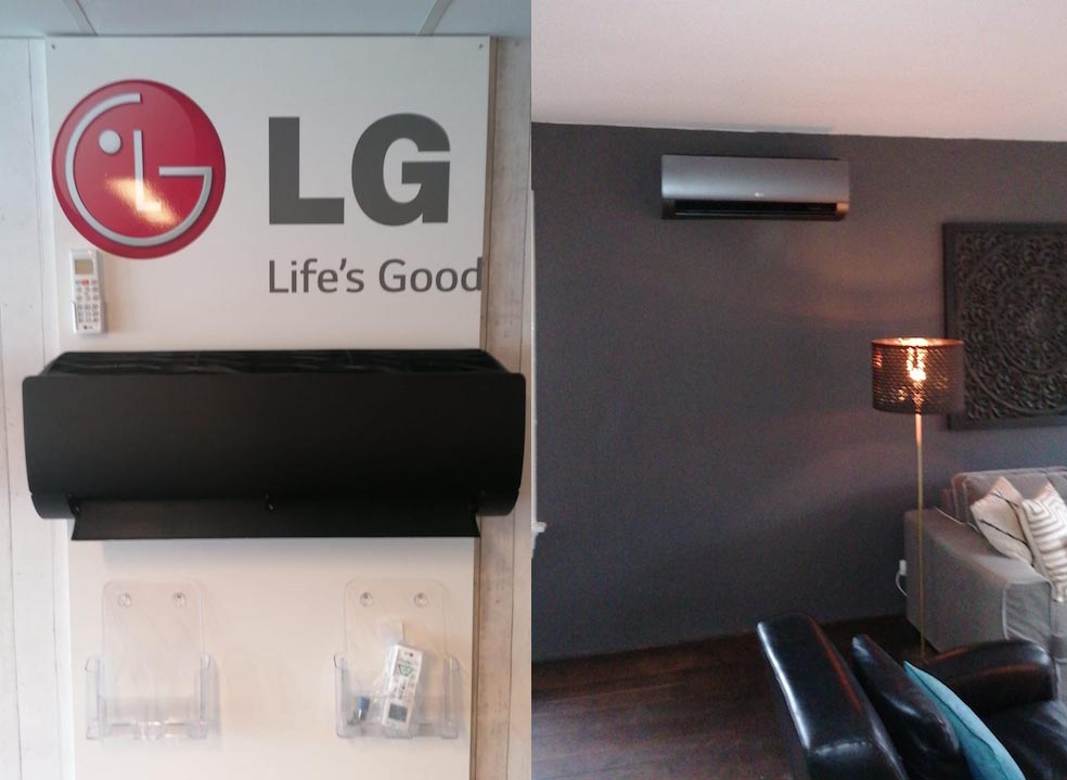 Lg Airco Met Wrapping In Woonkamer